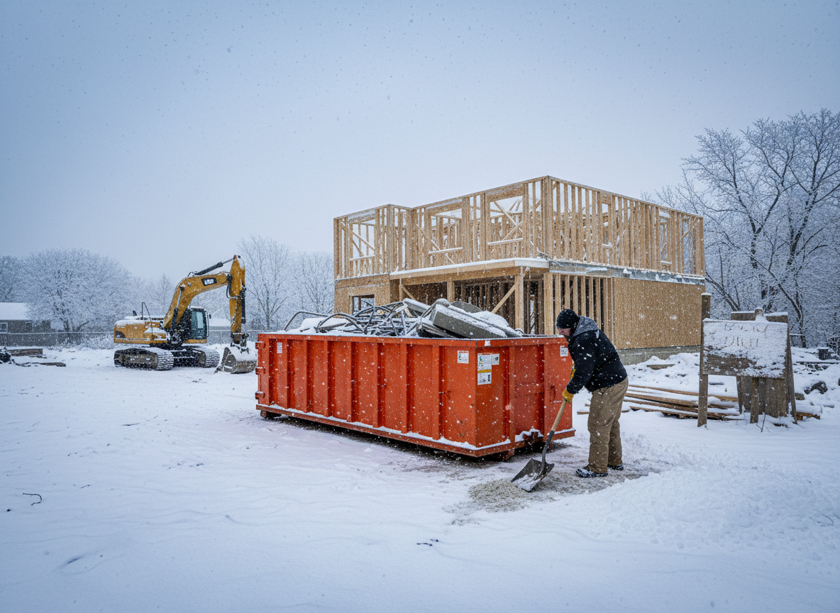 How to Handle Construction Debris During Linden Winters