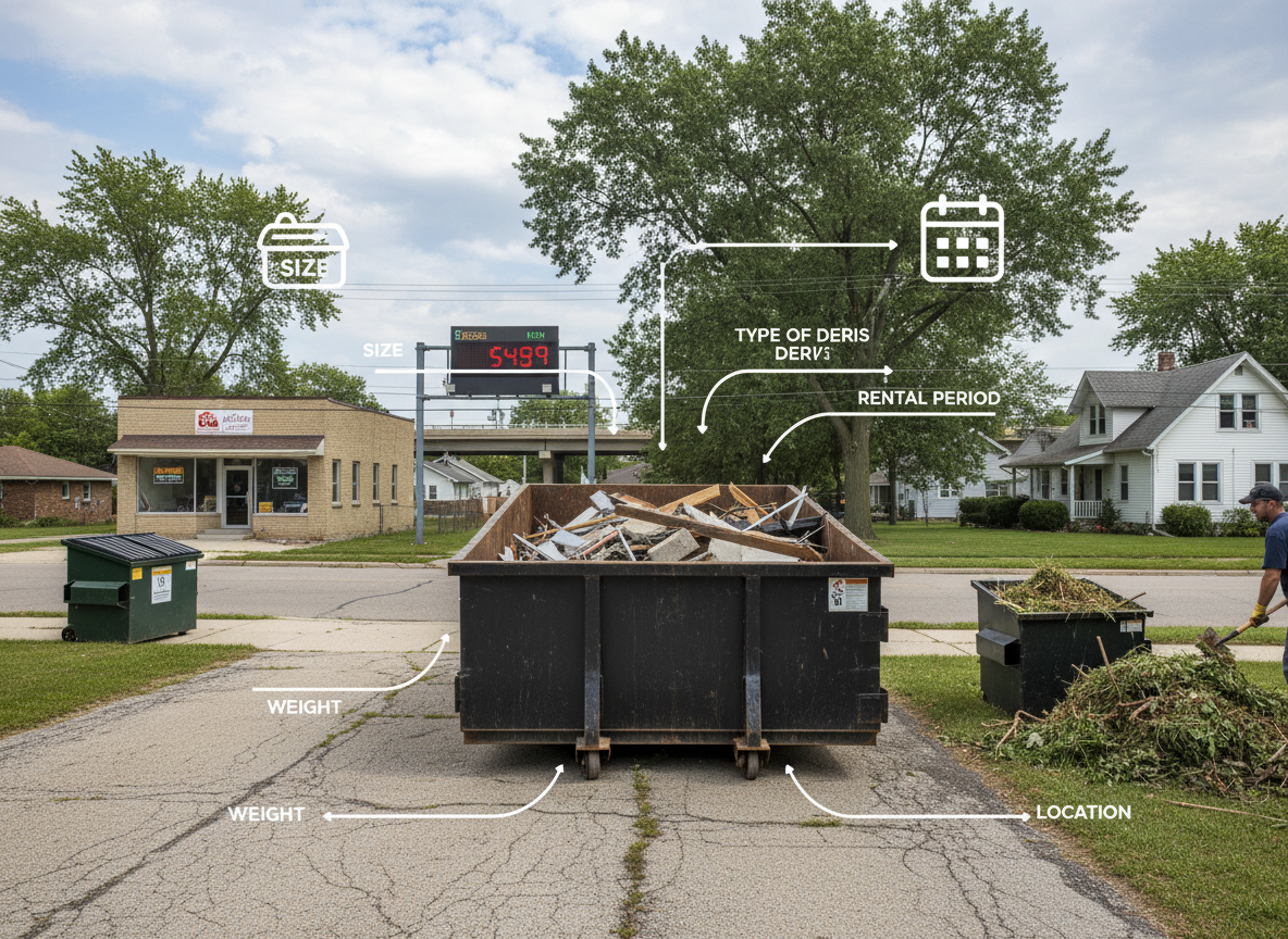 What Affects Dumpster Rental Prices in Linden IL