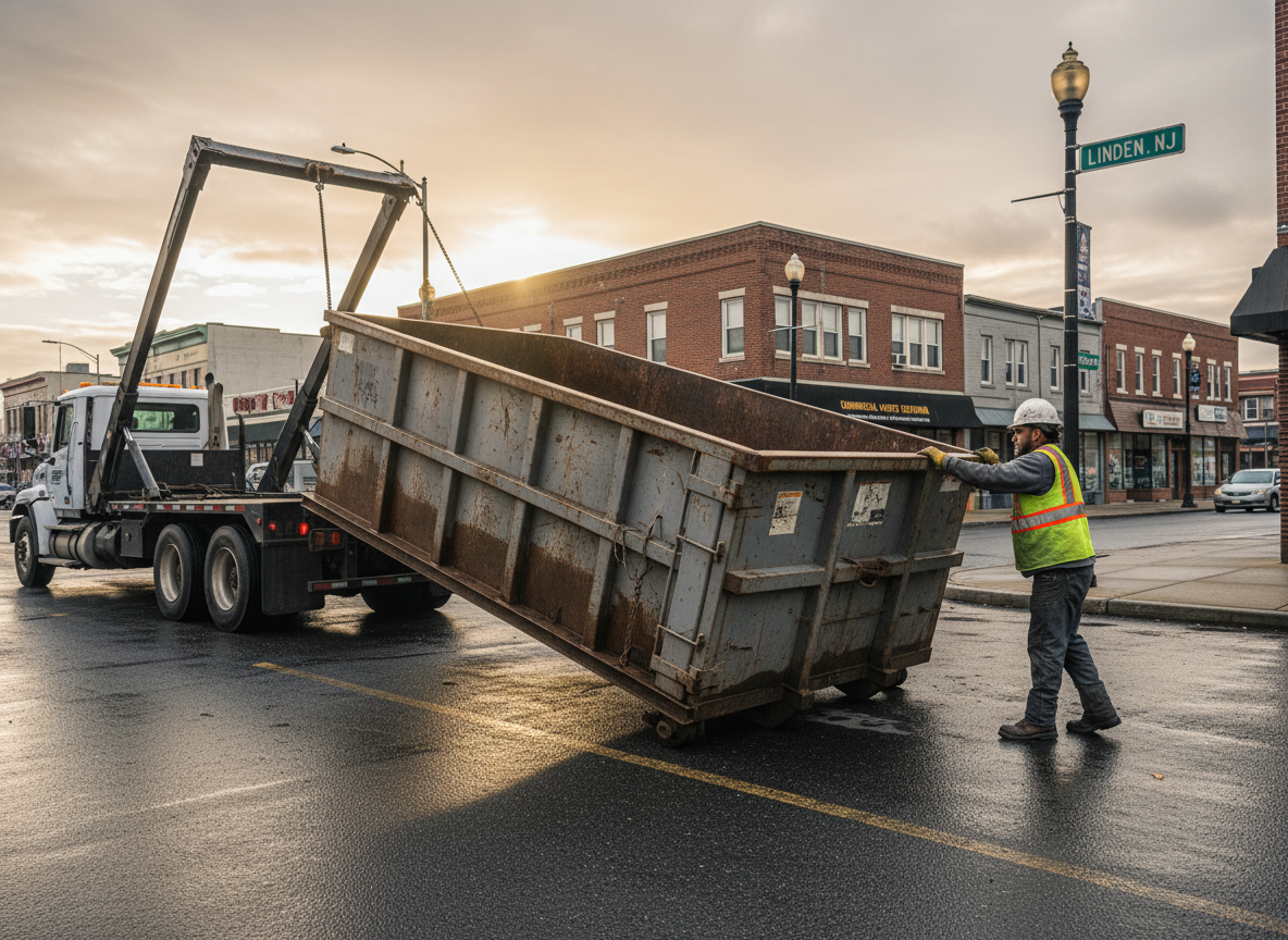 Commercial Dumpster Rental in Linden