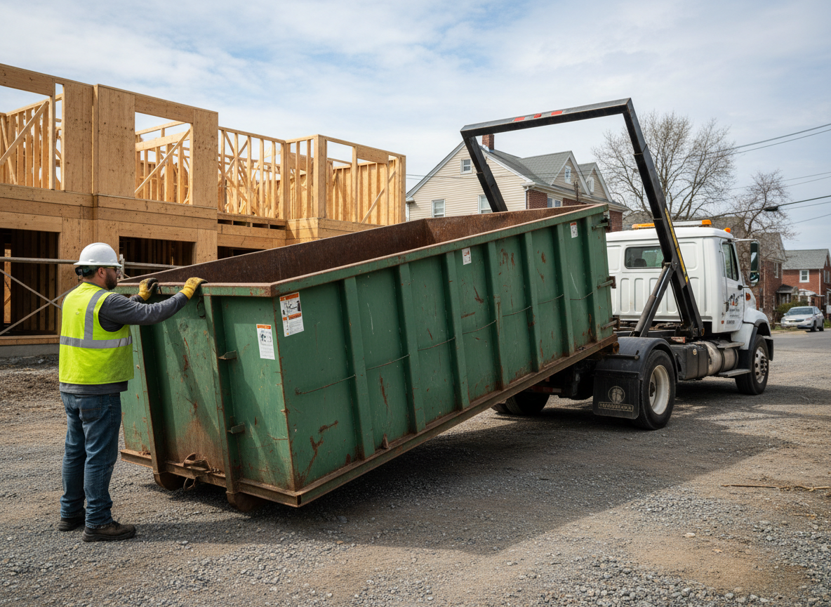 Construction Dumpster Rental in Linden