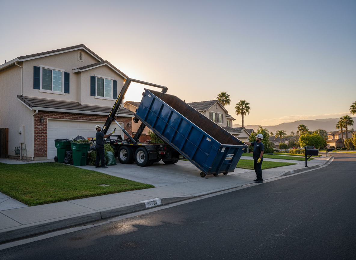 Residential Dumpster Rental in Linden